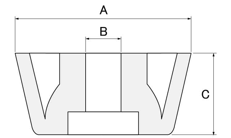 アシブッシュ（大昌産業製）図面