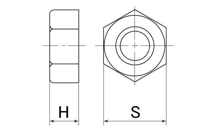 ＦＲＰ（ＧＥ　六角ナット図面