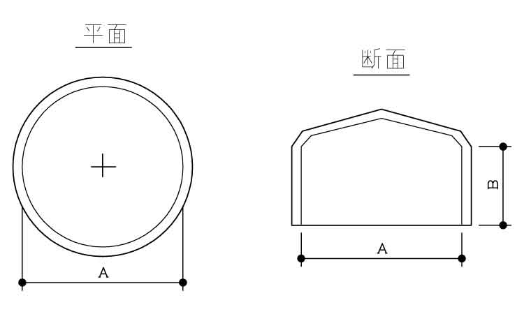 タケネ　六角穴付ボルトキャップ図面