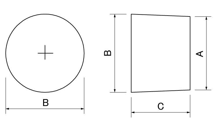タケネ　穴補修栓（ＡＨＳＷ図面