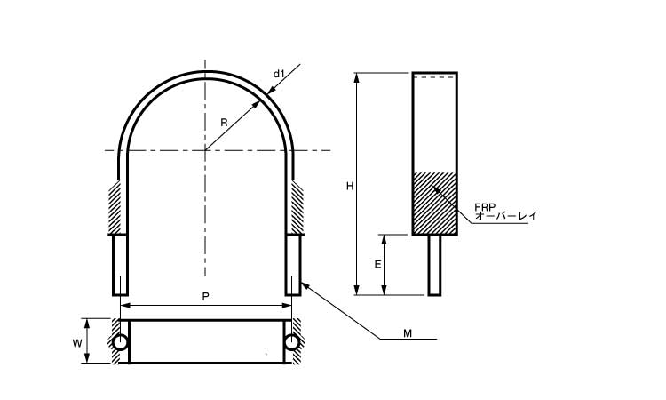 ＦＲＰ（ＶＥ　Ｕバンド（双和図面