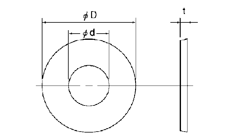 ナイロン　ワッシャー（小形図面
