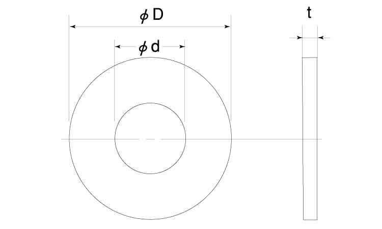 ＦＲＰ（ＶＥ）ワッシャー図面