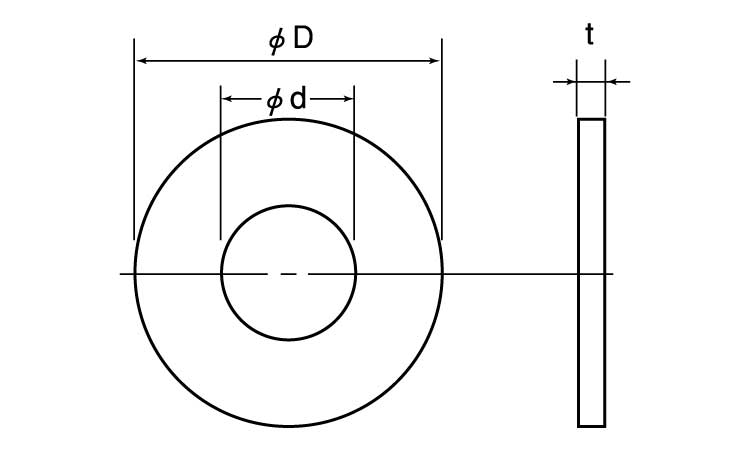 ポリアセタール　Ｗ（０．８Ｔ図面