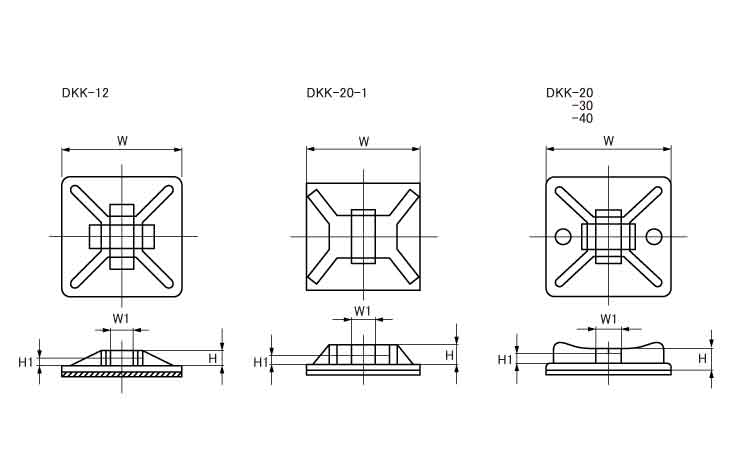 粘着式固定具（ＤＫＫ図面