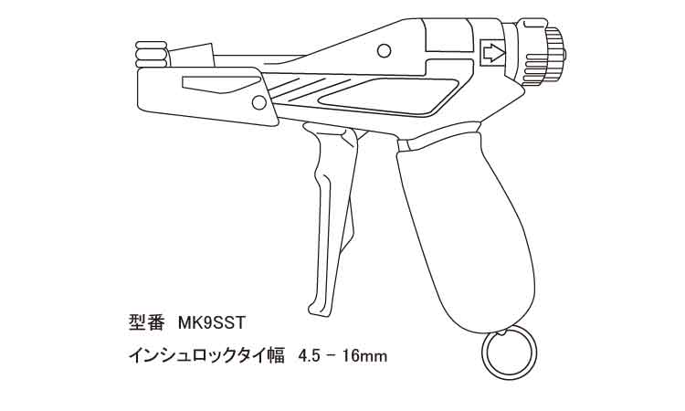 メタルタイ結束工具　ＭＫ９ＳＳＴ図面