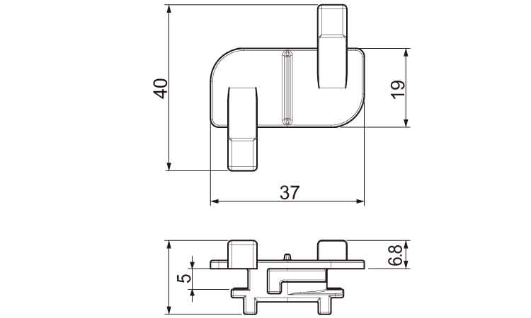 金属用マウント標準ＣＭＴ１図面