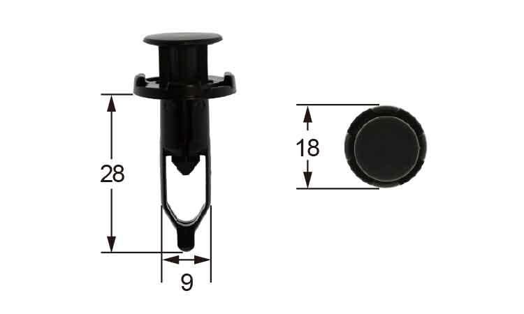 カークリップ（バンパーＴ－００５図面