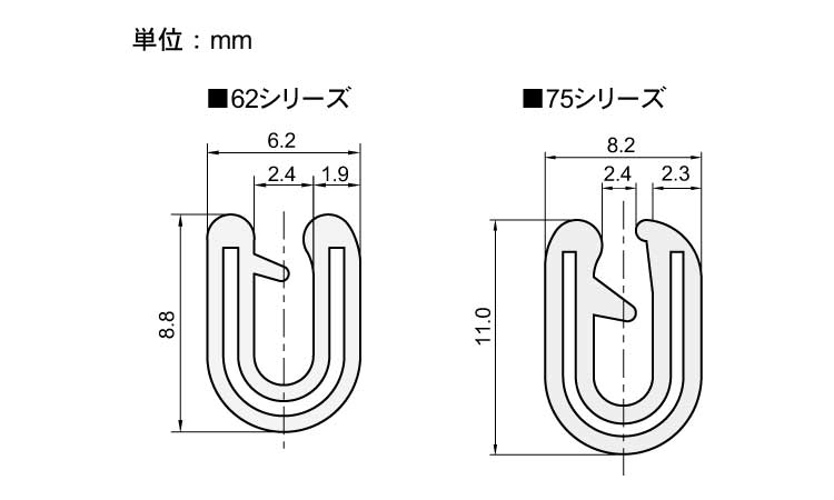 トリム７５－２４－Ｗ－５Ｔ図面