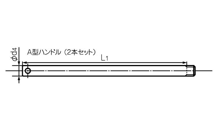 ファインＵナット用・Ａハンドル図面