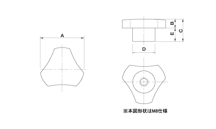 ノブナット図面
