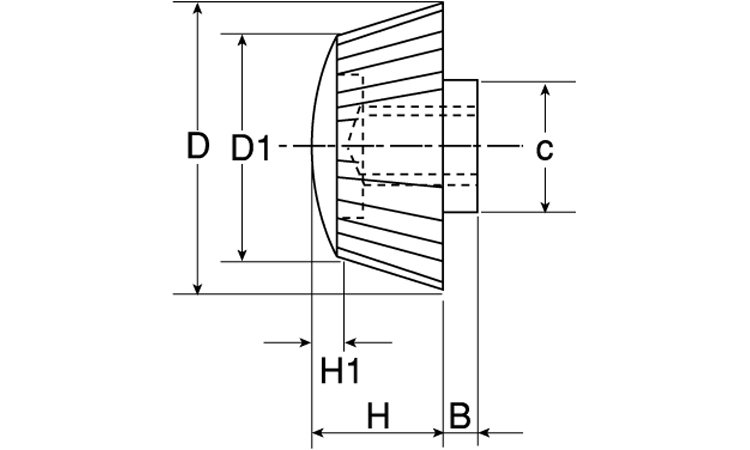 ユリヤナット（黒　Ｌ－１図面