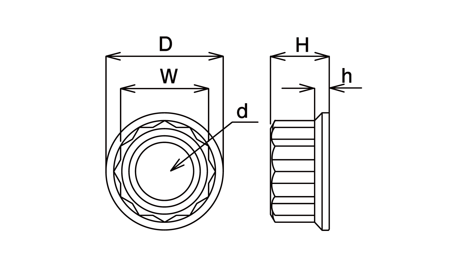 １２ＰグリップロックＮ（ＴＩＧＮ図面