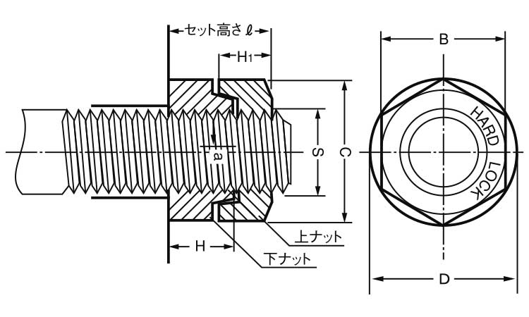 ハードロックＮリム（Ｈ－１図面
