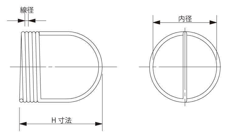 ＨＬスプリング（ノーマルウィット図面