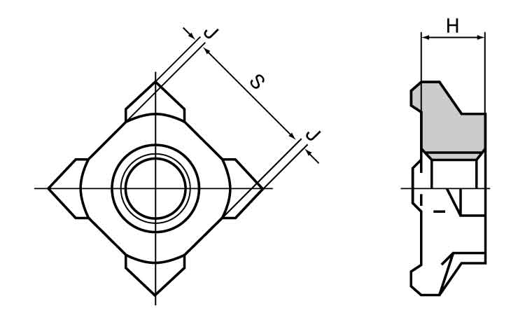 四角ウエルドＮＴ（Ｐ無１Ｄ大阪Ｆ図面
