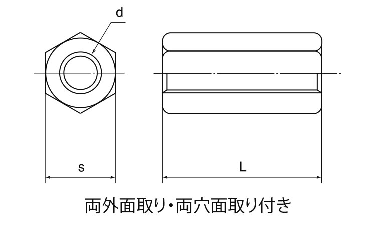 高ナット（輸入品図面