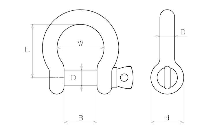 オタフクシャックル　マリンパーツ図面