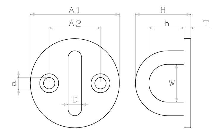 ラウンドアイ　マリンパーツ図面