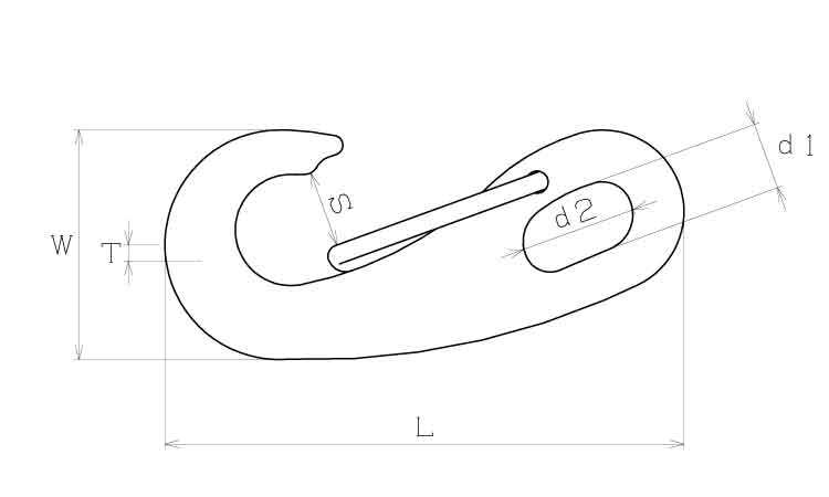 マガタマフック　マリンパーツ図面