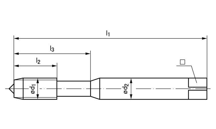 セルフロックタップ　１Ｂ－ＶＡ図面