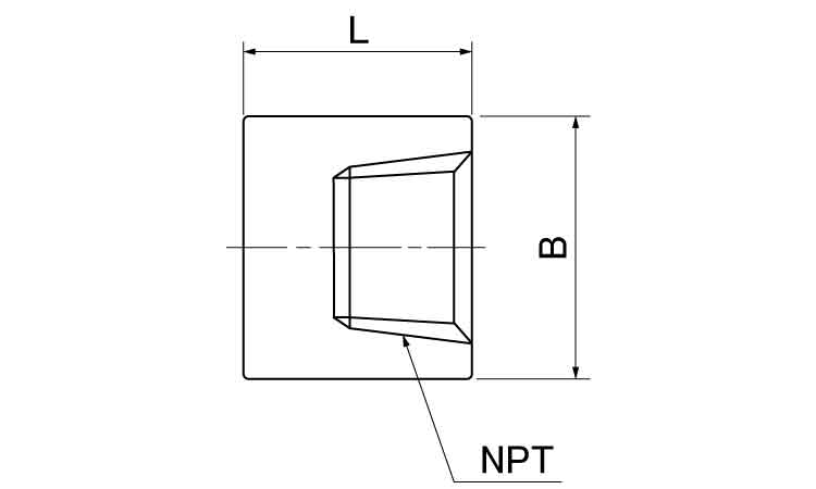 ＮＰＴ　キャップ　ＳＣＨ８０図面
