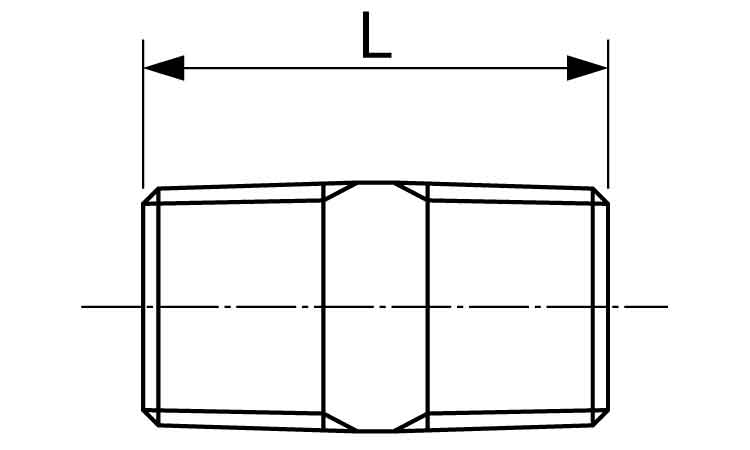 ＭＤ　バレルニップル図面