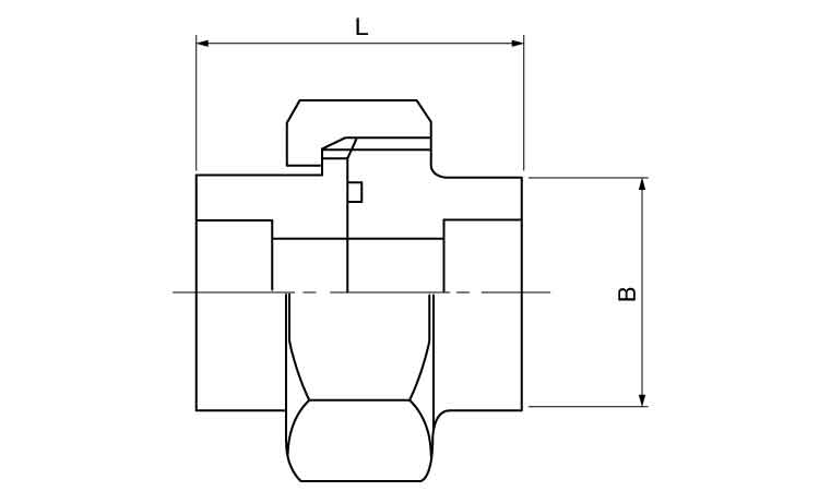 さし込み高圧ユニオンＯ．ＲＳ８０図面
