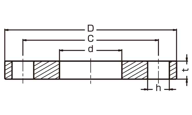 上水道フランジ（ＷＦ図面