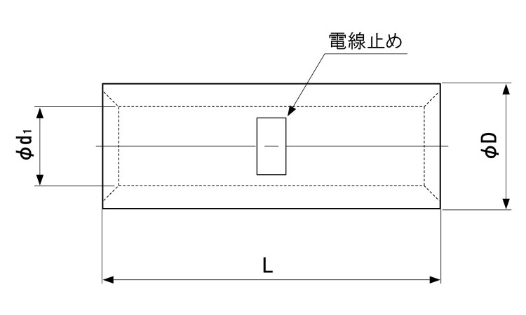 圧着スリーブＢ形　Ｂ＊図面