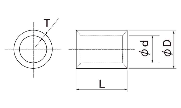 ＤＳＴ直線重ね合せ用スリーブ（Ｐ図面