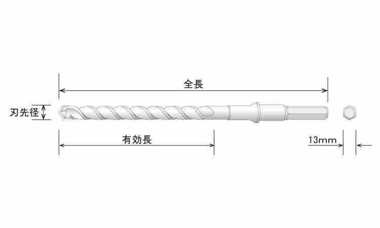 コンクリドリル六角法面ＨＥＸＳＢ図面