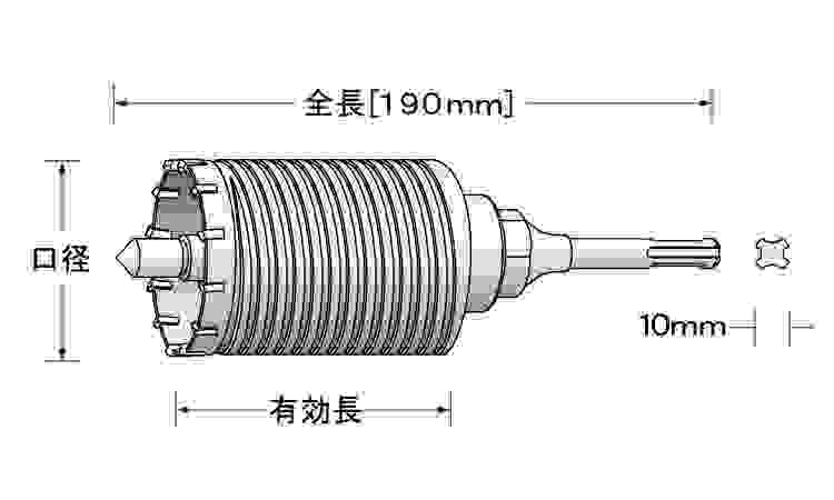 コアドリル（ＬＨＣ（セット図面