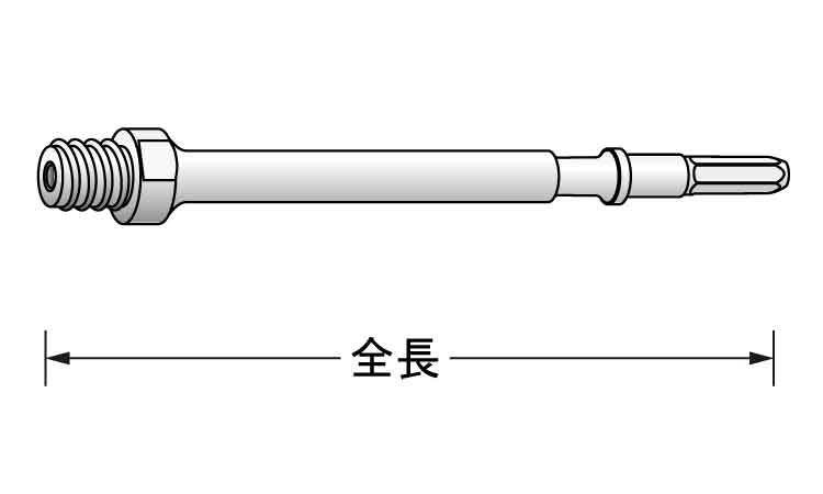 六角軸シャンク（ＨＣ用図面