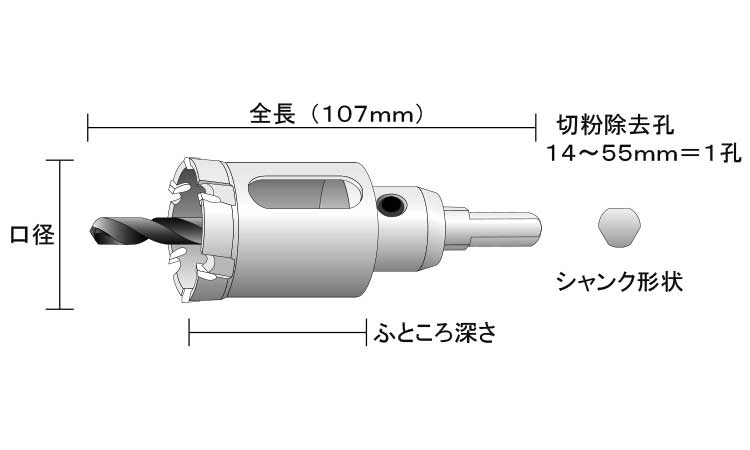 メタコアトリプルつば無し図面