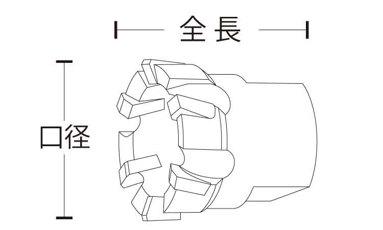 シャンク（ミタチタイプ図面