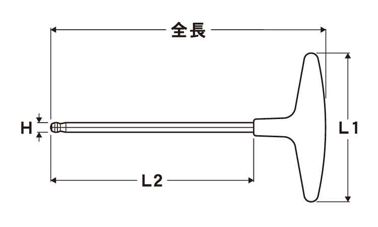 テーパーＴプラハンドルＥＸＴ図面