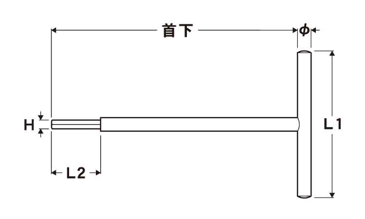 Ｔハンドル（ＳＴ（エイト製図面