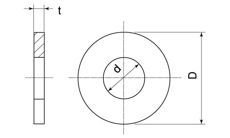 ファイバーワッシャー（特寸（赤図面