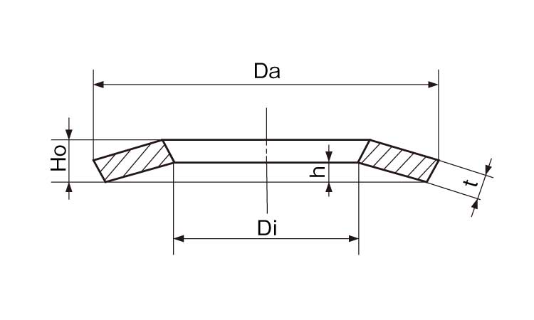 皿ばね（Ｍ・ＩＷＴ（磐田規格図面