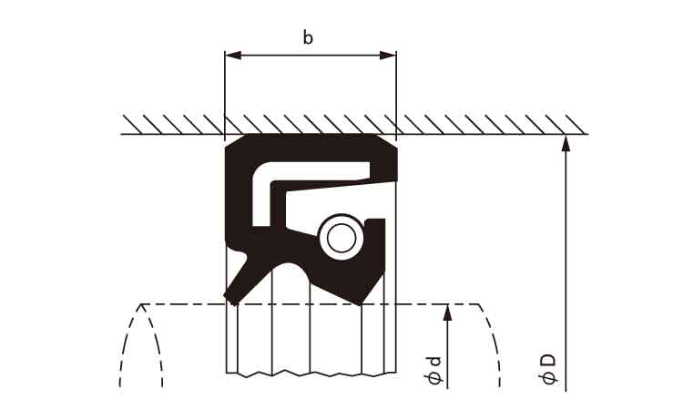 ＮＢＲオイルシール（ＵＥ（武蔵図面