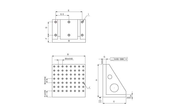 ＭＣ用アングルＰ（ブッシング図面