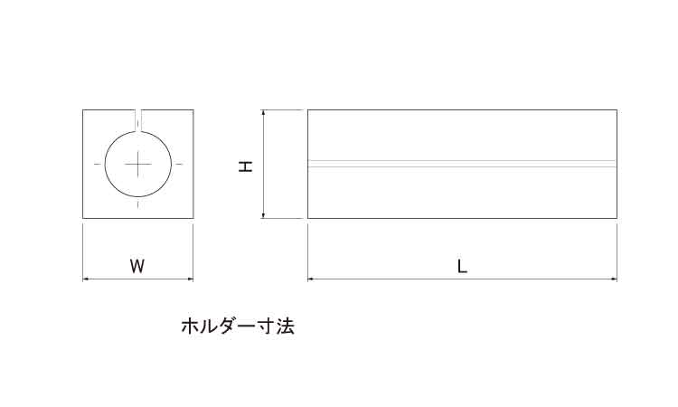 ボーリングホルダー（Ａ（ＢＡ図面