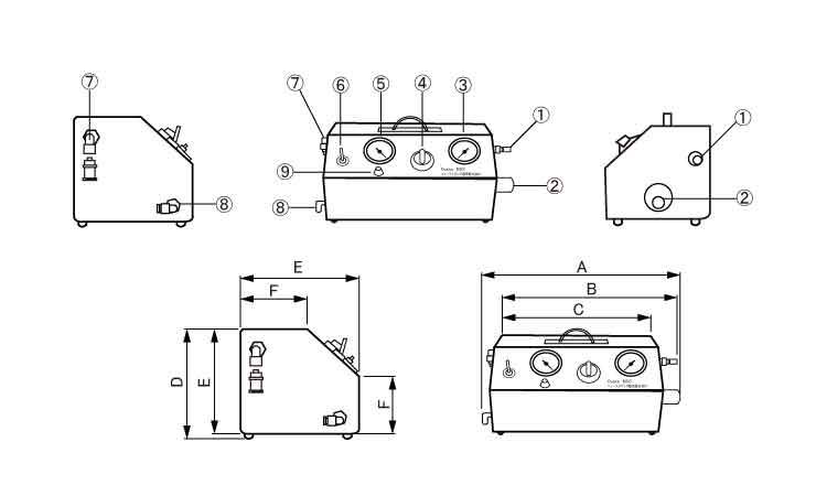 吸チャックボーイ（真空発生器図面