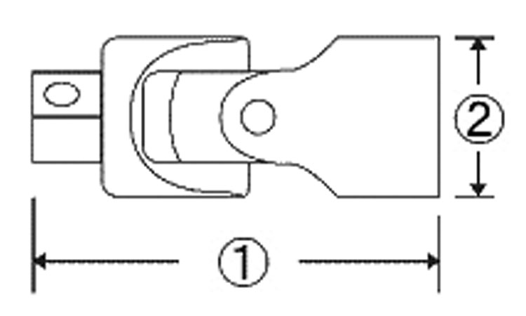 ユニバーサルジョイント　ＵＪ図面