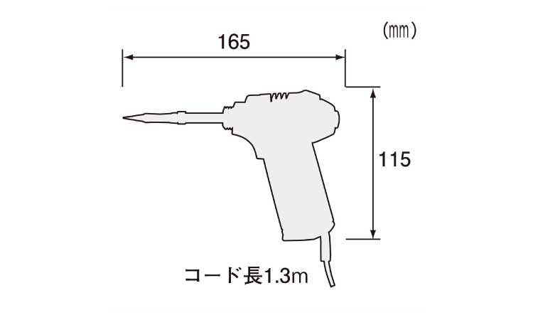 瞬熱ハンダコテ　ワープソルダー図面