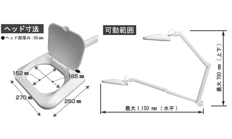 ＬＥＤライトルーペ　ＳＬ－２４図面