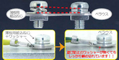 薄板用座金組込みねじ ペラウス